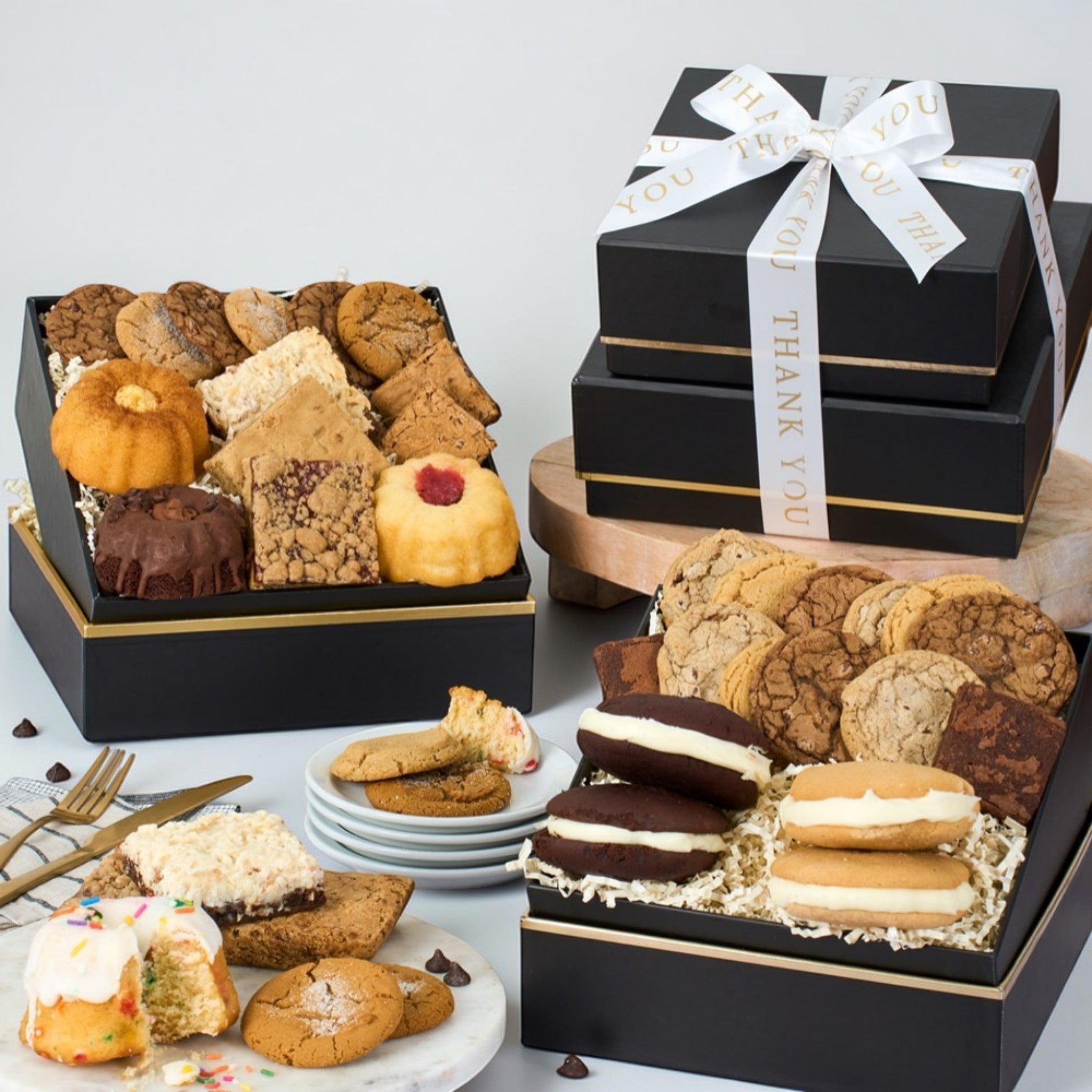 Bakery Treats Thank You Gift Tower Premium