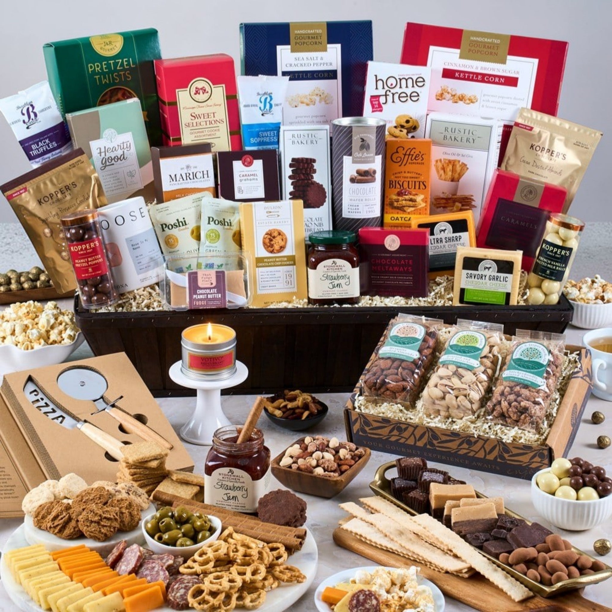 Charcuterie and Snacks Extravaganza Basket