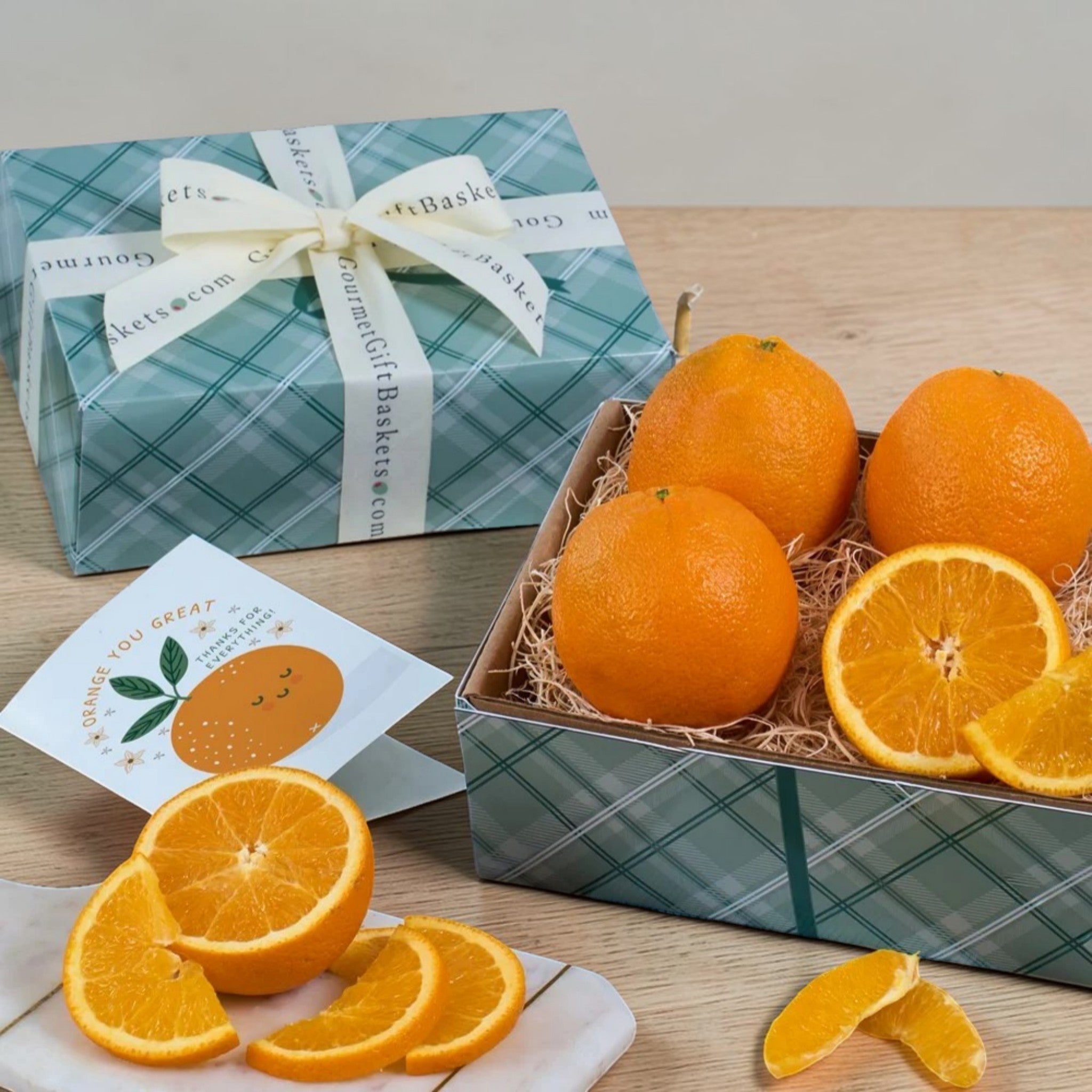 Fresh Juicy Oranges Fruit Gift Box