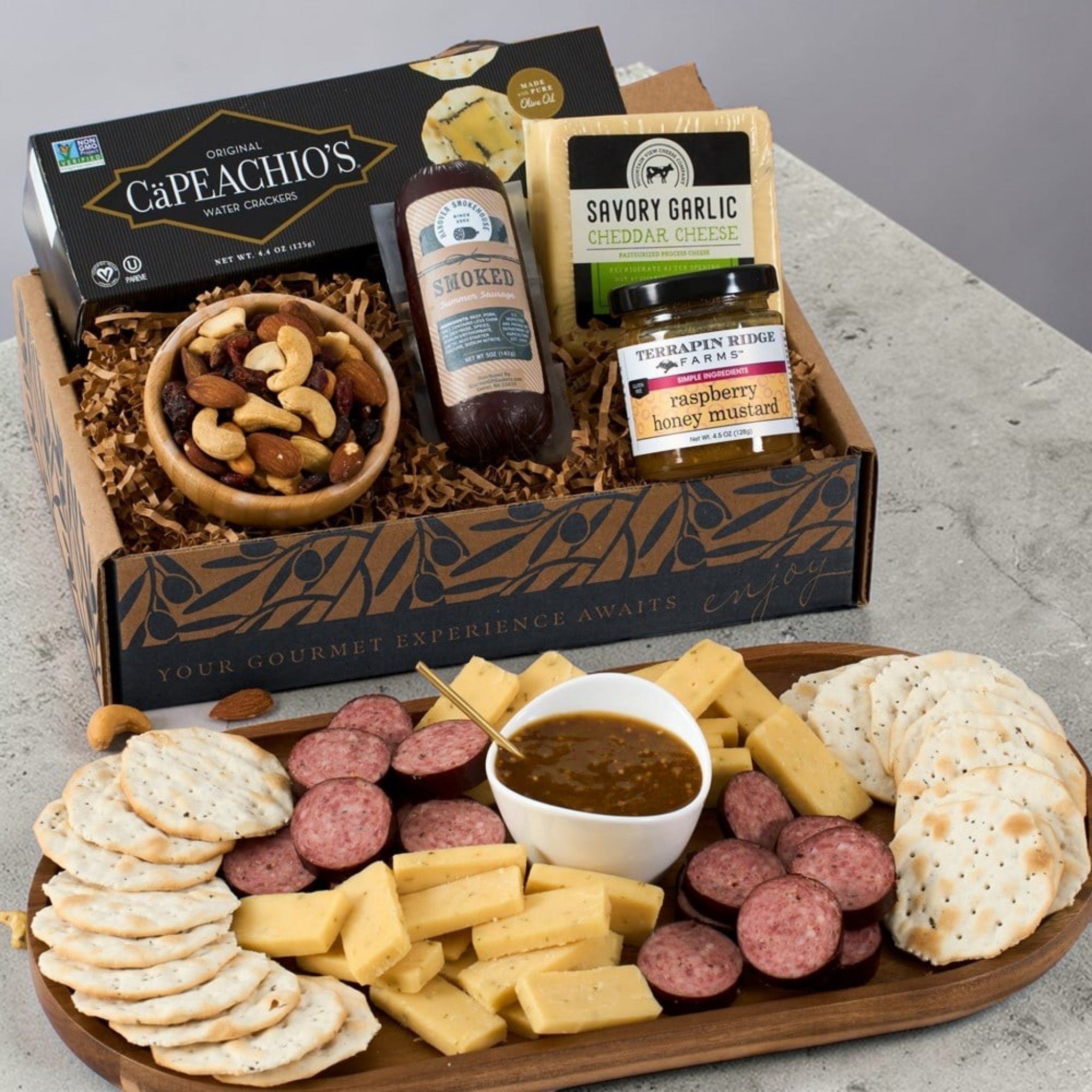 Gourmet Meat & Cheese Sampler