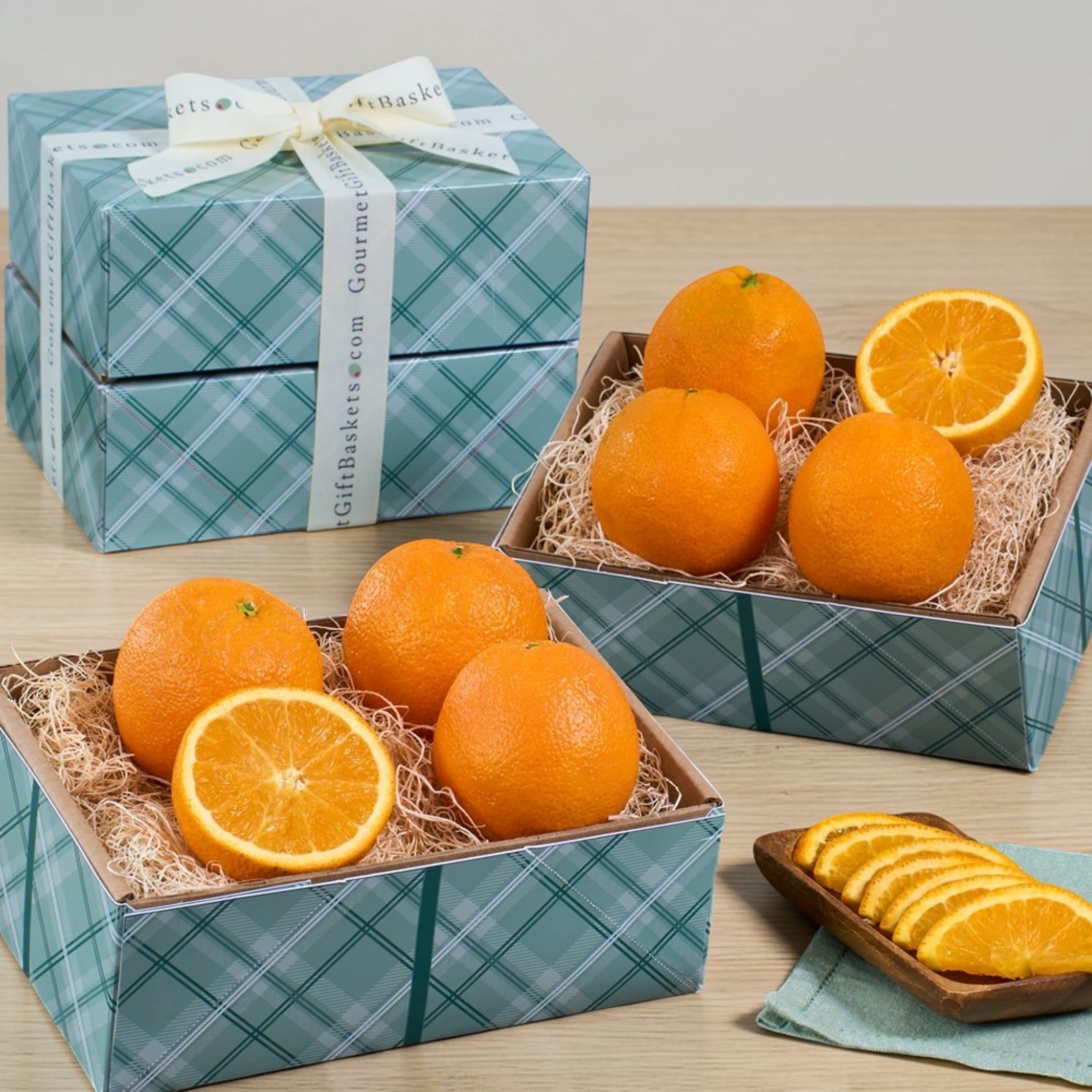 Refreshing Citrus Oranges Fruit Gift Tower