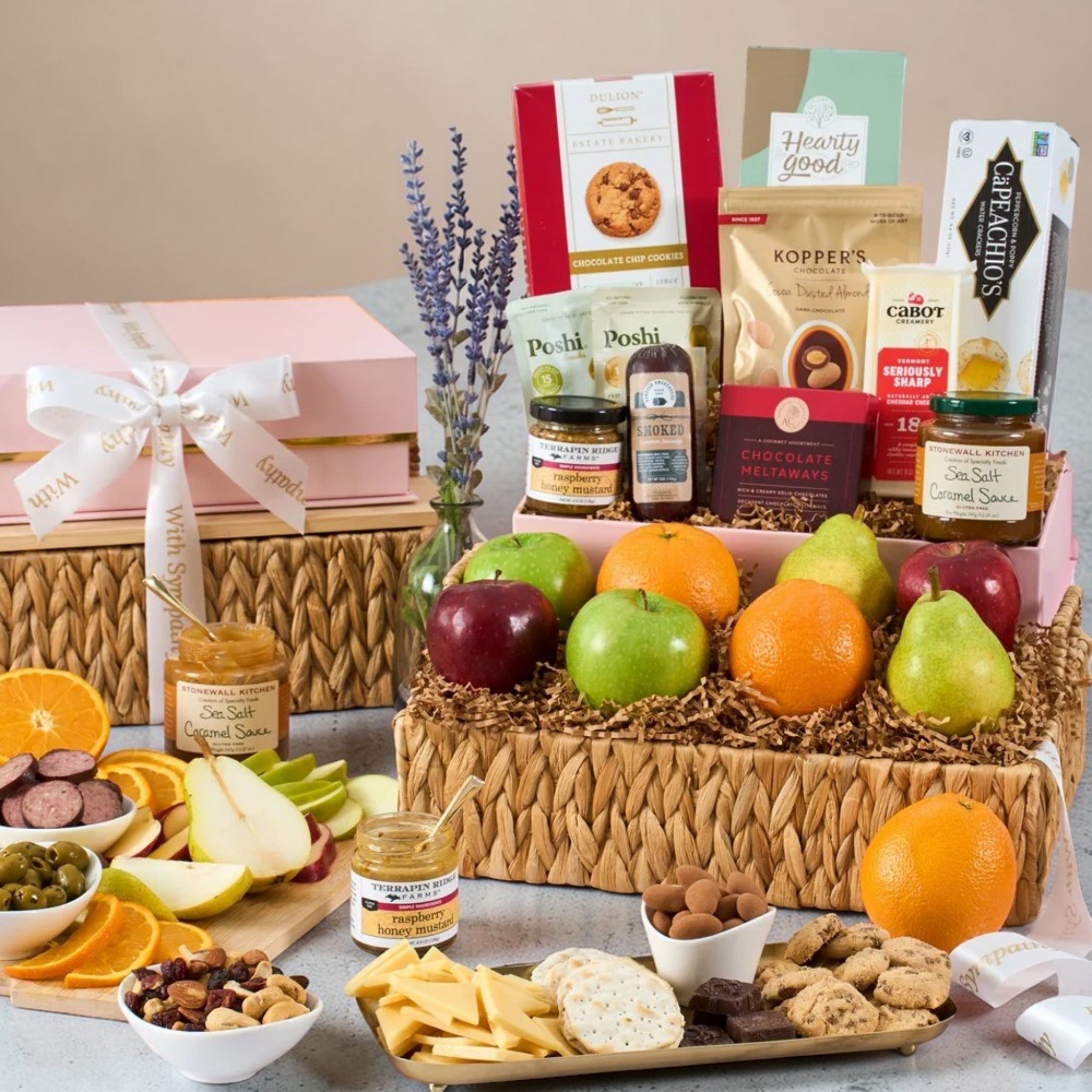 Sympathy Fruit Basket Assortment
