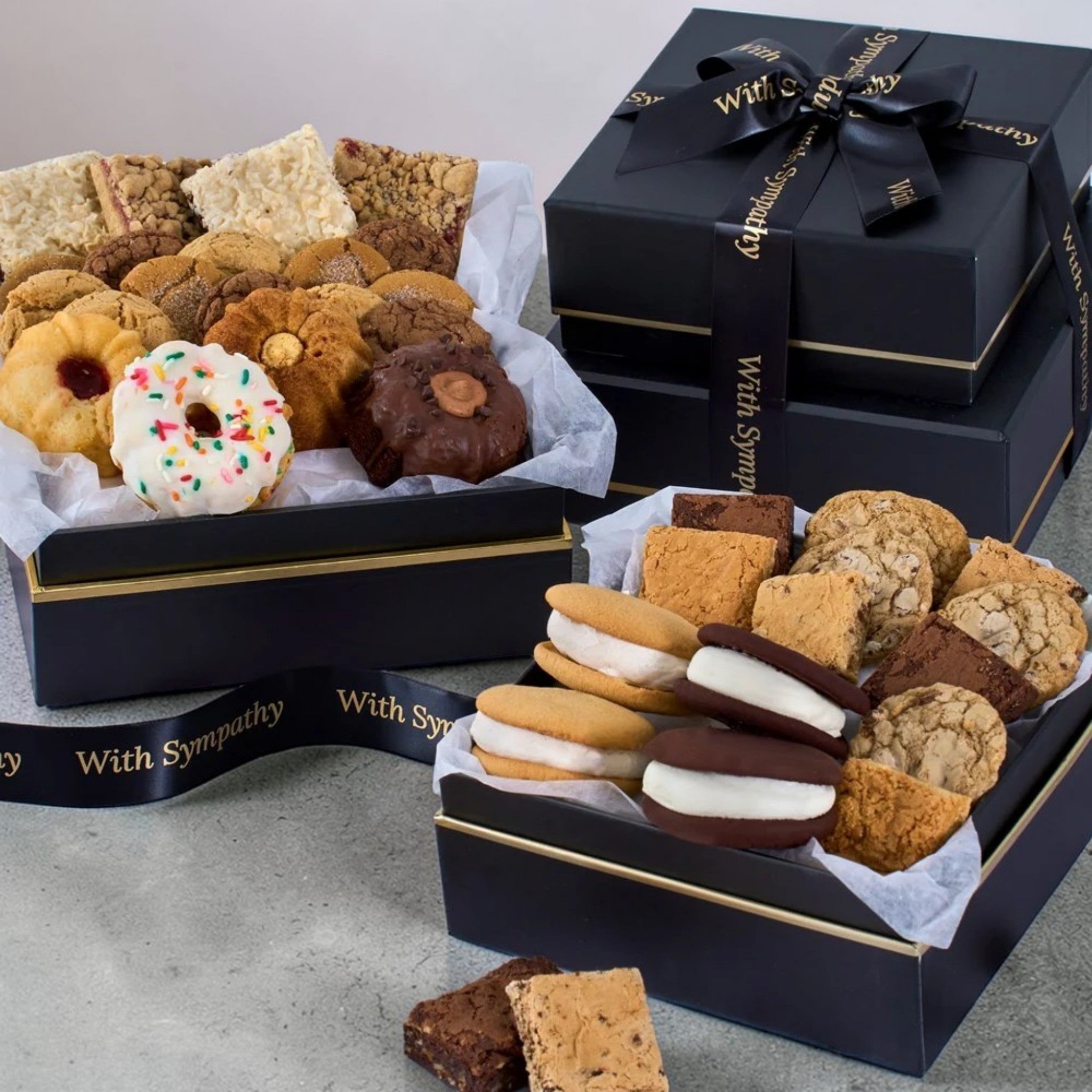 With Sympathy Bakery Gift Tower Premium